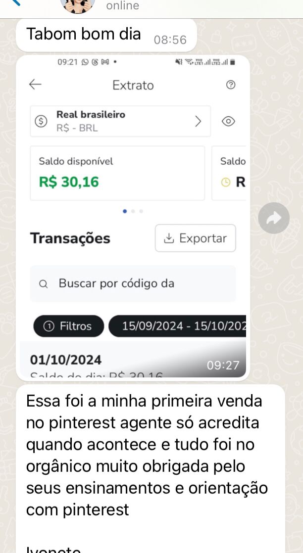 Aluna Ivonete vendeu 15-10